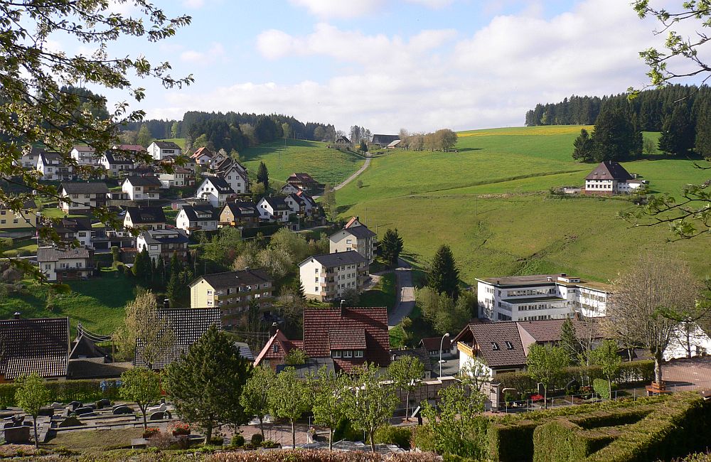 Blick von Friedhof